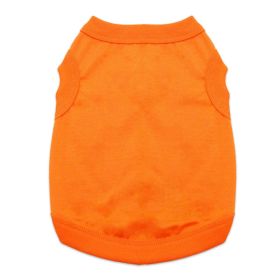 Cotton Dog Tank (Color: Sunset Orange, size: X-Large)